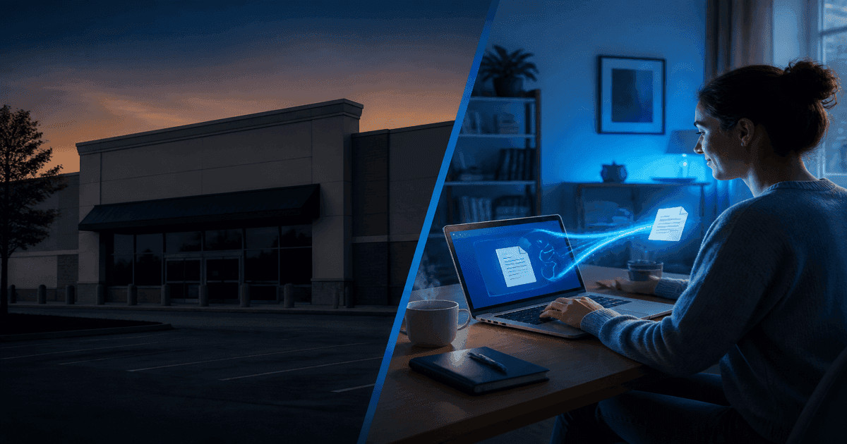 Skip the retail fax counter and send a fax online from home